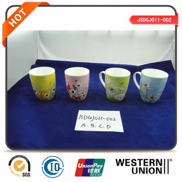 Exquisite Decal Ceramic Mug Promotional Porcelain Mug